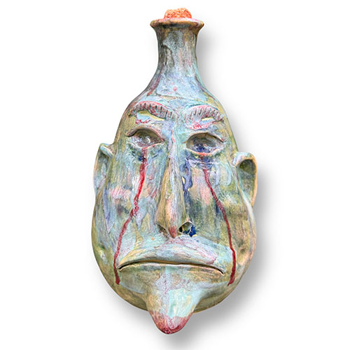 Wayne Hewell 14" Large Face Jug DP6044